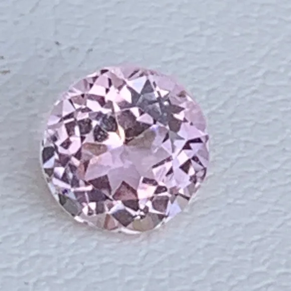 1.10 Ct Pink Tourmaline Round Faceted Gemstone - Picture 3 of 17